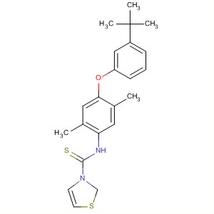 395659-25-3  3(2H)-Thiazolecarbothioamide,N-[4-[3-(1,1-dimethylethyl)phenoxy]-2,5-dimethylphenyl]-