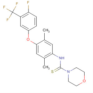 395659-49-1  4-Morpholinecarbothioamide,N-[4-[4-fluoro-3-(trifluoromethyl)phenoxy]-2,5-dimethylphenyl]-
