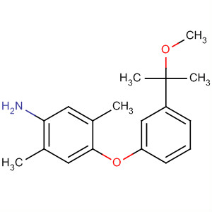 395663-72-6  Benzenamine, 4-[3-(1-methoxy-1-methylethyl)phenoxy]-2,5-dimethyl-
