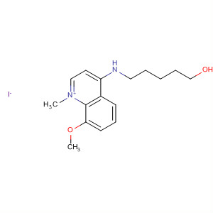 39844-53-6  Quinolinium, 4-[(5-hydroxypentyl)amino]-8-methoxy-1-methyl-, iodide