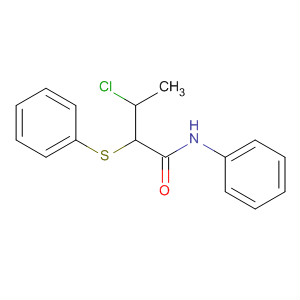 39876-75-0  Butanamide, 3-chloro-N-phenyl-2-(phenylthio)-