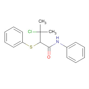 39876-76-1  Butanamide, 3-chloro-3-methyl-N-phenyl-2-(phenylthio)-