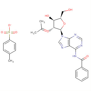 39947-05-2  Adenosine, N-benzoyl-2',3'-O-(1-methylethylidene)-,5'-(4-methylbenzenesulfonate)