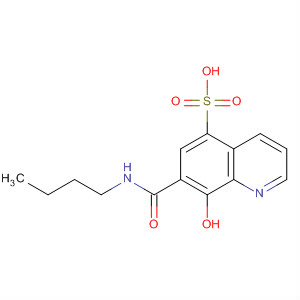 390426-77-4  5-Quinolinesulfonic acid, 7-[(butylamino)carbonyl]-8-hydroxy-