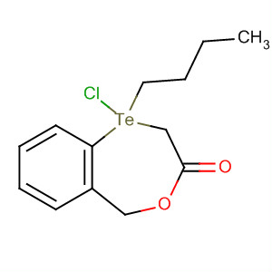 390432-73-2  5H-4,1-Benzoxatellurepin-3(2H)-one, 1-butyl-1-chloro-1,1-dihydro-