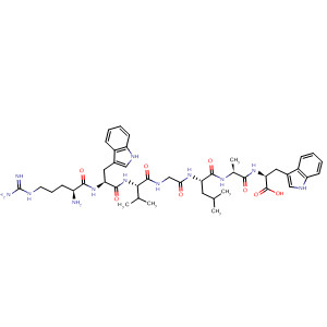 390745-65-0  L-Tryptophan, L-arginyl-L-tryptophyl-L-valylglycyl-L-leucyl-L-alanyl-