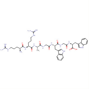 390745-83-2  L-Tryptophan, L-arginyl-L-arginyl-L-alanylglycyl-L-tryptophylglycyl-