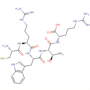 390745-89-8  L-Arginine, L-cysteinyl-L-arginyl-L-tryptophyl-L-threonyl-