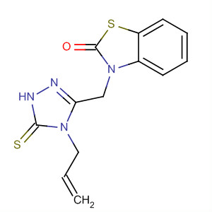 390748-29-5  2(3H)-Benzothiazolone,3-[[4,5-dihydro-4-(2-propenyl)-5-thioxo-1H-1,2,4-triazol-3-yl]methyl]-