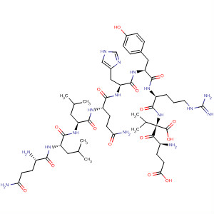 390748-94-4  L-Valine,L-glutaminyl-L-leucyl-L-leucyl-L-glutaminyl-L-histidyl-L-tyrosyl-L-arginyl-L-a-glutamyl-