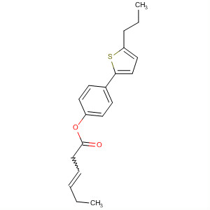 390751-14-1  3-Hexenoic acid, 4-(5-propyl-2-thienyl)phenyl ester, (3Z)-