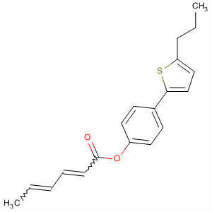 390751-27-6  2,4-Hexadienoic acid, 4-(5-propyl-2-thienyl)phenyl ester, (2E,4E)-