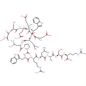 390752-71-3  L-Arginine,L-seryl-L-seryl-L-glutaminyl-L-a-glutamyl-L-a-glutamyl-L-tryptophyl-L-leucyl-L-leucyl-L-prolyl-L-tryptophyl-L-arginyl-L-leucyl-L-alanyl-L-seryl-