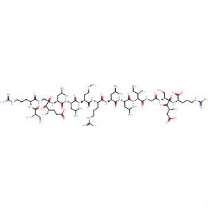 390752-95-1  L-Arginine,L-seryl-L-arginyl-L-a-glutamylglycyl-L-leucyl-L-leucyl-L-methionyl-L-arginyl-L-leucyl-L-leucyl-L-isoleucylglycyl-L-a-aspartyl-L-seryl-