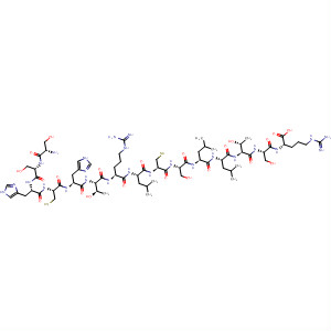 390752-96-2  L-Arginine,L-seryl-L-seryl-L-histidyl-L-cysteinyl-L-histidyl-L-threonyl-L-arginyl-L-leucyl-L-cysteinyl-L-seryl-L-leucyl-L-leucyl-L-threonyl-L-seryl-