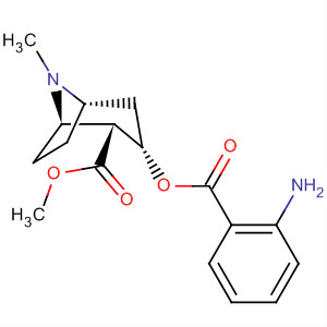 390754-04-8  8-Azabicyclo[3.2.1]octane-2-carboxylic acid,3-[(2-aminobenzoyl)oxy]-8-methyl-, methyl ester, (1R,2R,3S,5S)-