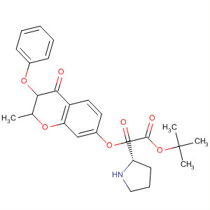 390755-77-8  L-Proline, 1-[(1,1-dimethylethoxy)carbonyl]-,2-methyl-4-oxo-3-phenoxy-4H-1-benzopyran-7-yl ester