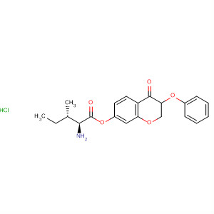 390755-90-5  L-Isoleucine, 4-oxo-3-phenoxy-4H-1-benzopyran-7-yl ester,hydrochloride