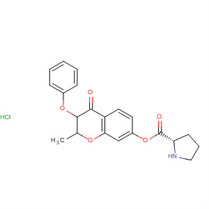 390755-93-8  L-Proline, 2-methyl-4-oxo-3-phenoxy-4H-1-benzopyran-7-yl ester,hydrochloride