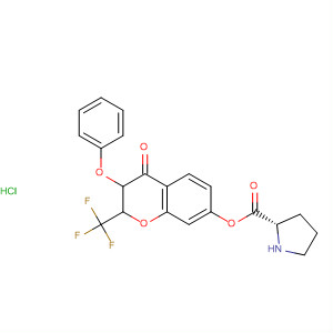390755-94-9  L-Proline, 4-oxo-3-phenoxy-2-(trifluoromethyl)-4H-1-benzopyran-7-ylester, hydrochloride