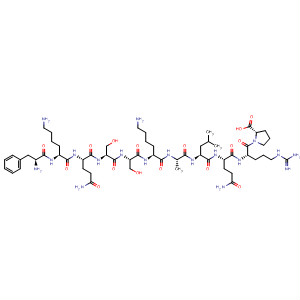 390763-21-0  L-Proline,L-phenylalanyl-L-lysyl-L-glutaminyl-L-seryl-L-seryl-L-lysyl-L-alanyl-L-leucyl-L-glutaminyl-L-arginyl-