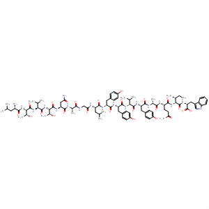 390763-58-3  L-Tryptophan,L-leucyl-L-threonyl-L-valyl-L-threonyl-L-asparaginyl-L-alanylglycyl-L-leucyl-L-tyrosyl-L-tyrosyl-L-valyl-L-tyrosyl-L-alanyl-L-glutaminyl-L-isoleucyl-