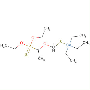 390775-06-1  Methyl, (diethoxyphosphinothioyl)ethoxy[(triethylgermyl)thio]-