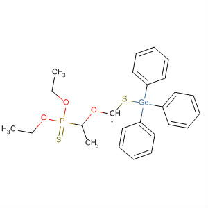 390775-07-2  Methyl, (diethoxyphosphinothioyl)ethoxy[(triphenylgermyl)thio]-