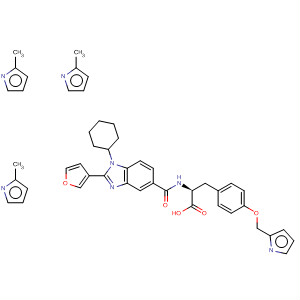 390811-15-1  L-Tyrosine,N-[[1-cyclohexyl-2-(3-furanyl)-1H-benzimidazol-5-yl]carbonyl]-O-(1H-tetrazol-5-ylmethyl)-