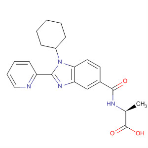 390814-05-8  L-Alanine,N-[[1-cyclohexyl-2-(2-pyridinyl)-1H-benzimidazol-5-yl]carbonyl]-
