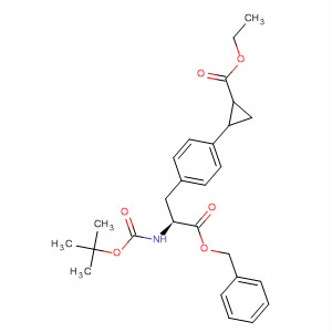 390815-54-0  L-Phenylalanine,N-[(1,1-dimethylethoxy)carbonyl]-4-[2-(ethoxycarbonyl)cyclopropyl]-,phenylmethyl ester