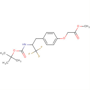390815-69-7  Acetic acid,[4-[2-[[(1,1-dimethylethoxy)carbonyl]amino]-3,3,3-trifluoropropyl]phenoxy]-, methyl ester