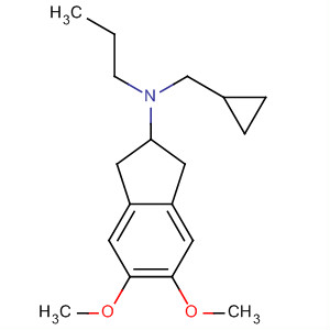 390818-29-8  1H-Inden-2-amine,N-(cyclopropylmethyl)-2,3-dihydro-5,6-dimethoxy-N-propyl-