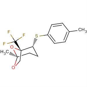 390823-84-4  6,8-Dioxabicyclo[3.2.1]octane,5-methyl-2-[(4-methylphenyl)thio]-1-(trifluoromethyl)-, (1R,2R,5S)-