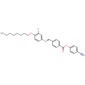 391201-38-0  Benzoic acid, 4-[(E)-[[3-chloro-4-(octyloxy)phenyl]imino]methyl]-,4-cyano-1,3-phenylene ester