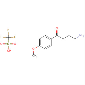 391202-28-1  Methanesulfonic acid, trifluoro-, compd. with4-amino-1-(4-methoxyphenyl)-1-butanone (1:1)