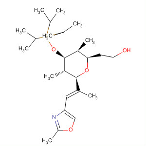 391208-65-4  2H-Pyran-2-ethanol,tetrahydro-3,5-dimethyl-6-[(1E)-1-methyl-2-(2-methyl-4-oxazolyl)ethenyl]-4-[[tris(1-methylethyl)silyl]oxy]-, (2R,3S,4S,5S,6R)-