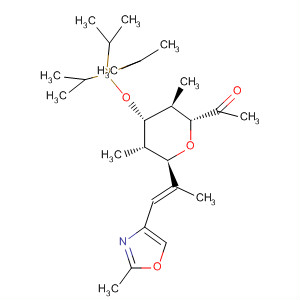 391208-66-5  2H-Pyran-2-acetaldehyde,tetrahydro-3,5-dimethyl-6-[(1E)-1-methyl-2-(2-methyl-4-oxazolyl)ethenyl]-4-[[tris(1-methylethyl)silyl]oxy]-, (2R,3S,4S,5S,6R)-