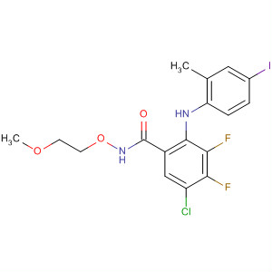 391210-96-1  Benzamide,5-chloro-3,4-difluoro-2-[(4-iodo-2-methylphenyl)amino]-N-(2-methoxyethoxy)-