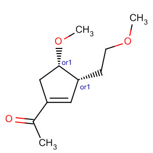 391231-70-2  Ethanone,1-[(3R,4S)-4-methoxy-3-(2-methoxyethyl)-1-cyclopenten-1-yl]-, rel-