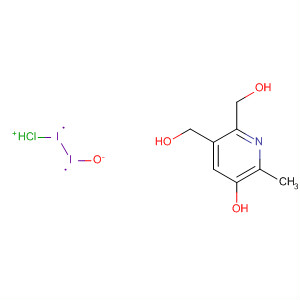 391233-03-7  Iodate(1-), chloroiodo-, hydrogen, compd. with5-hydroxy-6-methyl-3,4-pyridinedimethanol (1:1)