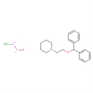 391233-15-1  Iodate(1-), chloroiodo-, hydrogen, compd. with1-[2-(diphenylmethoxy)ethyl]piperidine (1:1)