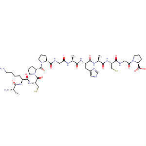 391233-76-4  L-Proline,L-alanyl-L-lysyl-L-cysteinyl-L-prolyl-L-prolylglycyl-L-alanyl-L-histidyl-L-alanyl-L-cysteinylglycyl-