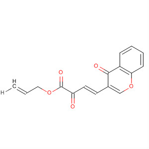 391244-04-5  3-Butenoic acid, 2-oxo-4-(4-oxo-4H-1-benzopyran-3-yl)-, 2-propenylester, (3E)-