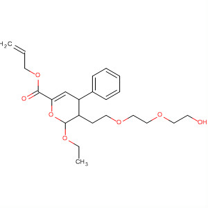 391244-38-5  2H-Pyran-6-carboxylic acid,2-ethoxy-3,4-dihydro-3-[2-[2-(2-hydroxyethoxy)ethoxy]ethyl]-4-phenyl-,2-propenyl ester, (2R,3S,4S)-