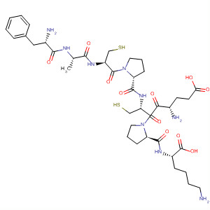 391269-88-8  L-Lysine,L-phenylalanyl-L-alanyl-L-cysteinyl-L-prolyl-L-a-glutamyl-L-cysteinyl-L-prolyl-