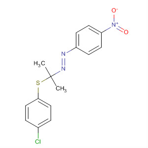 391608-61-0  Diazene, [1-[(4-chlorophenyl)thio]-1-methylethyl](4-nitrophenyl)-