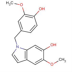 391609-45-3  1H-Indol-6-ol, 1-[(4-hydroxy-3-methoxyphenyl)methyl]-5-methoxy-