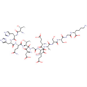 391618-36-3  L-Lysine,L-threonyl-L-histidyl-L-histidyl-L-glutaminyl-L-a-aspartyl-L-threonylglycyl-L-a-glutamyl-L-a-glutamyl-L-seryl-L-alanyl-L-seryl-L-serylglycyl-