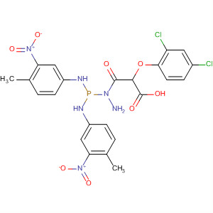 391619-12-8  Acetic acid, (2,4-dichlorophenoxy)-,2-[bis[(4-methyl-3-nitrophenyl)amino]phosphinyl]hydrazide